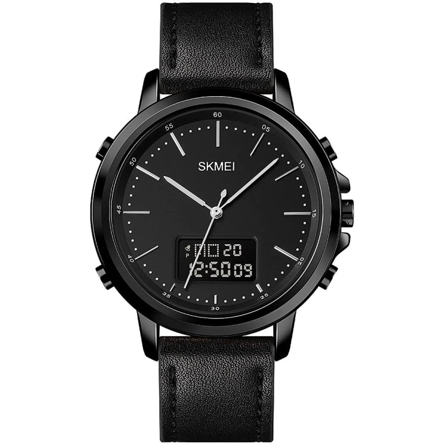 直営 店 通販 アナログデジタル腕時計 デュアルディスプレイ 防水50mスポーツウォッチ Elバックライトアラーム ストップウォッチ 毎時チャイム メンズ腕時計 シルバー 特別セール品 Www Superavila Com