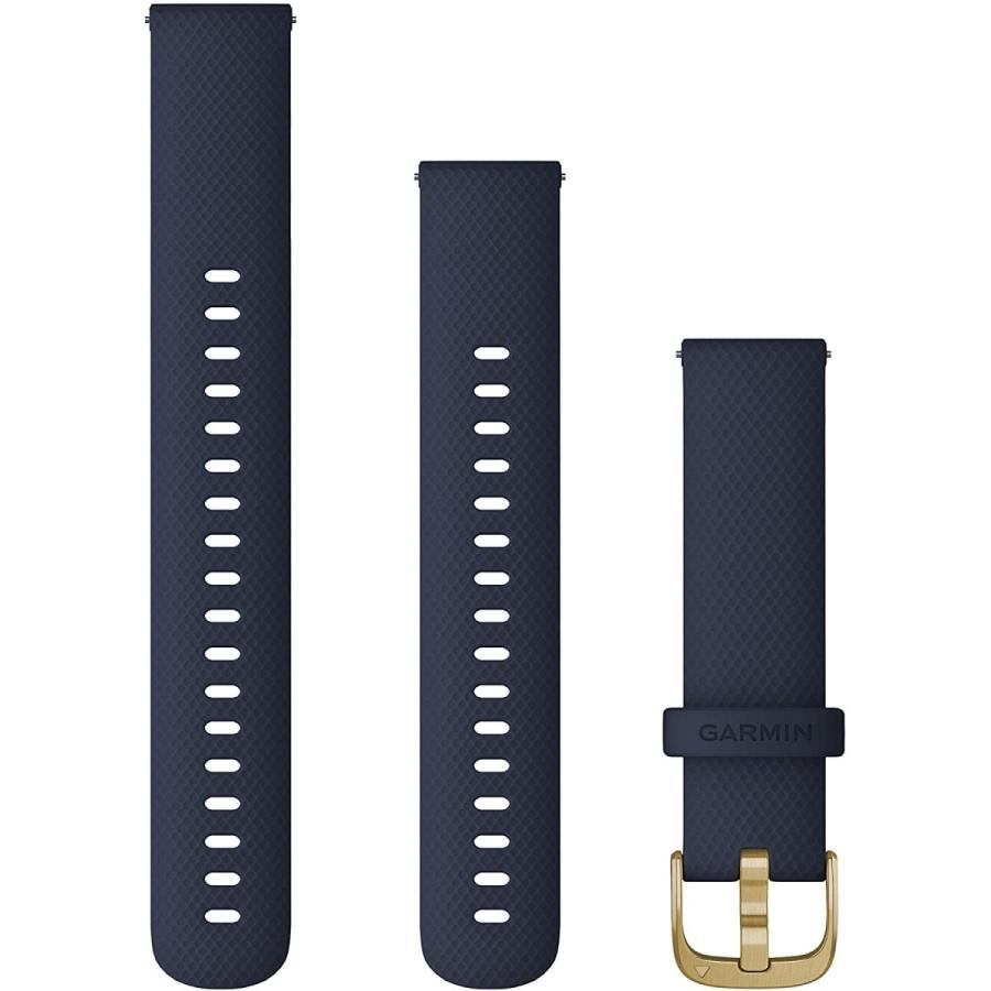 大阪通販 Garmin Quick Release Accessory Band 18 Mm Navy With Light Gold Hardware 並行輸入品 返品無料 Gaains Com