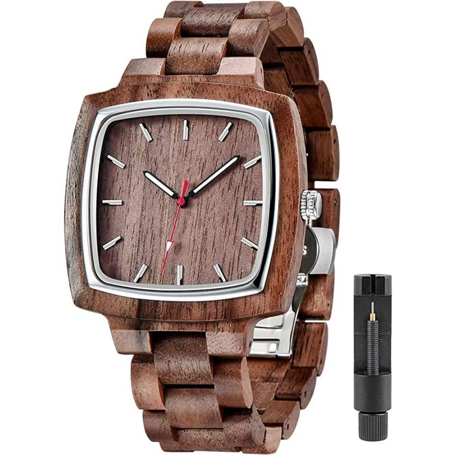 配送員設置 カラフル ハンドメイド 腕時計 メンズ 海外の輸入品ショップ 世界中の様々なアイテムをお得に購入 竹 並行輸入品 Q1056 メンズ 木製腕時計 アナログクォーツ 木製 メンズアクセサリー