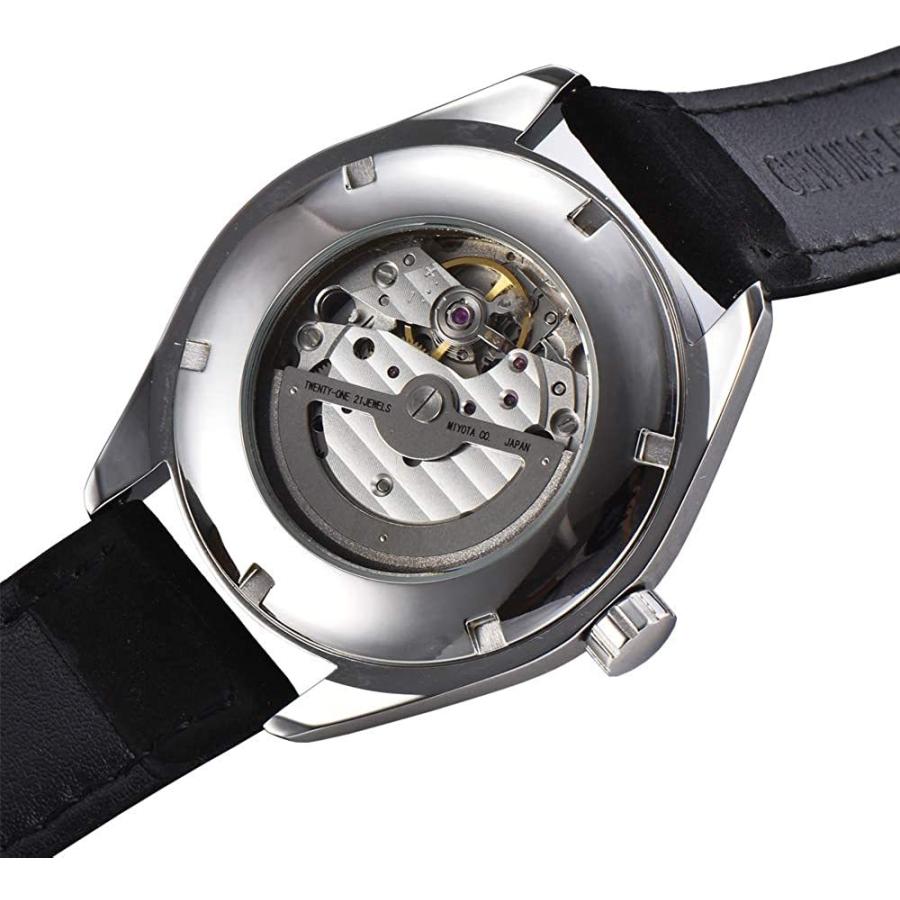 超特価sale開催 アナログ腕時計 サファイアクリスタル レザーバンド 自動腕時計 メンズ 海外の輸入品ショップ 世界中の様々なアイテムをお得に購入 日付付き 並行輸入品 3021b Sb 41mm 日本製ミヨタムーブメント メンズアクセサリー Elallioli Com