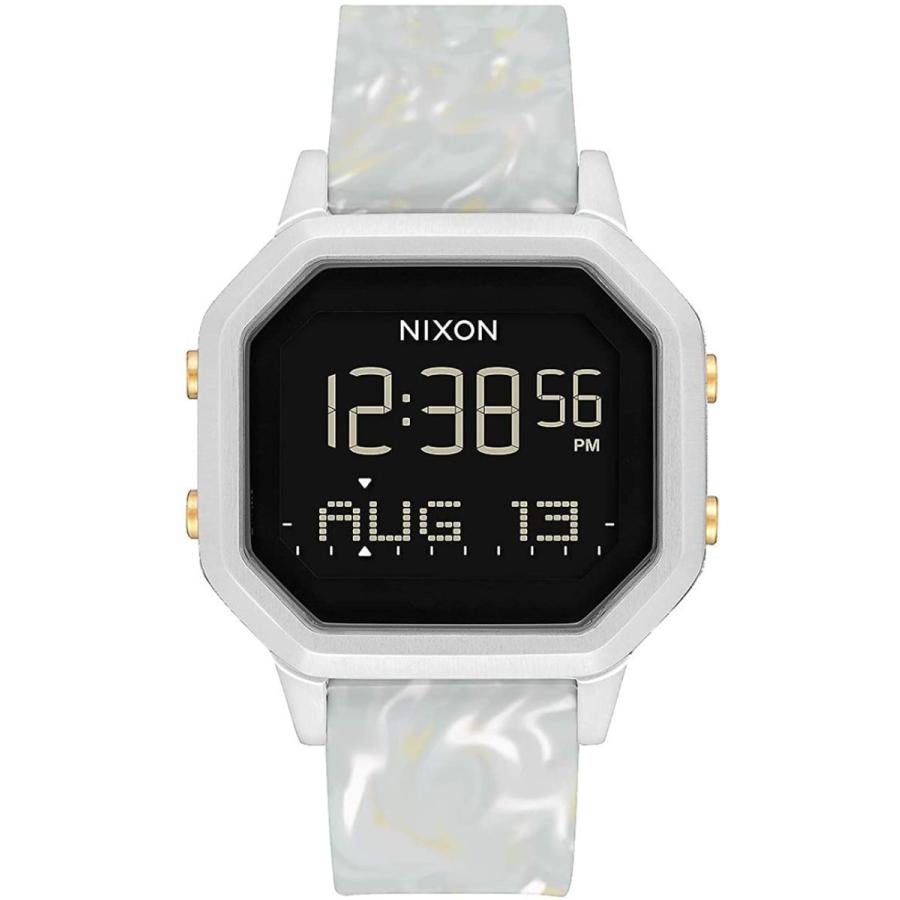 送料無料 即納 サイレン Nixon 海外の輸入品ショップ 世界中の様々なアイテムをお得に購入 Ss 並行輸入品 Marble Gray Silver Size One レディースアクセサリー
