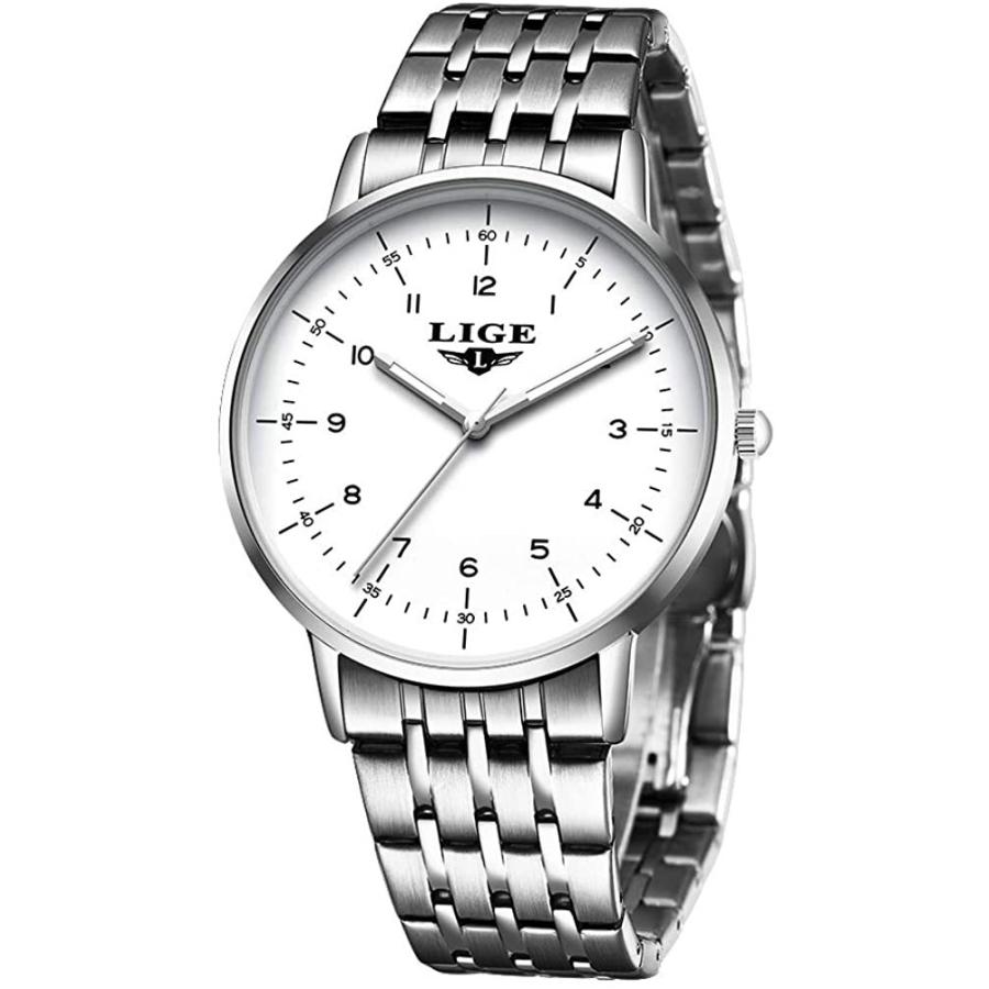 週間売れ筋 スチールウォッチ ファッション腕時計 メンズ腕時計 海外の輸入品ショップ 世界中の様々なアイテムをお得に購入 ドレス ミニマリストウォ カジュアル スポーツウォッチ ビジネス アナログクォーツ 防水 Lige 高級ブランド メンズアクセサリー Www Reinnec Cl