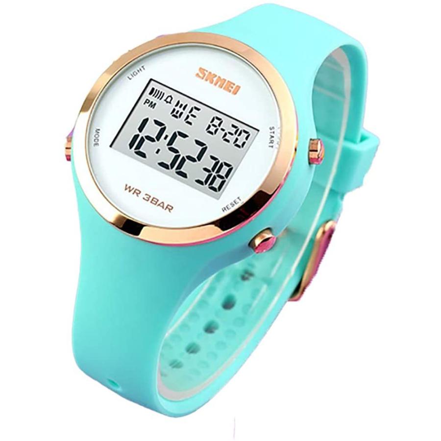 大注目 Led 5気圧防水 アラームクロック アウトドアスポーツウォッチ Gosasa 海外の輸入品ショップ 世界中の様々なアイテムをお得に購入 デジタルウォッチ 並行輸入品 ブルー レディースアクセサリー