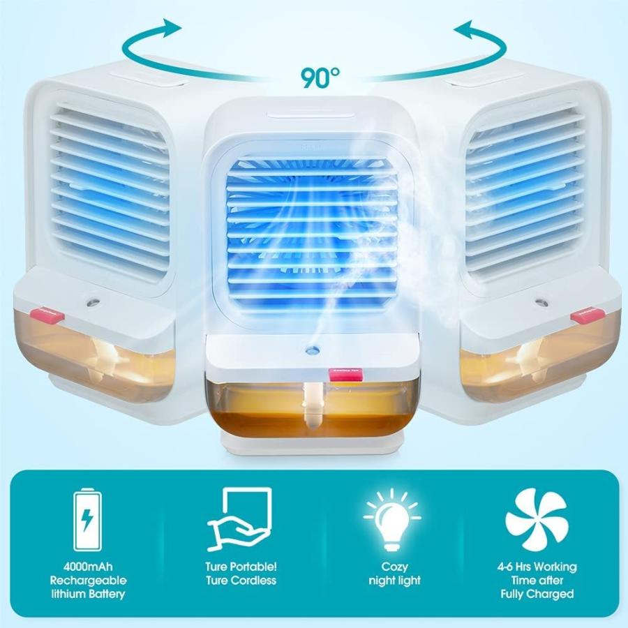 Benboar オフィス オフィス ポータブルエアコン 2つのスプレーモード アロマ機能付き 旅行 自動回転 水タンク蒸発加湿器 自宅 ホワイト Hfaybdy47kならショッピング ランキングや口コミも豊富なネット通販 更にお得なpaypay残高も スマホアプリも充実で毎日