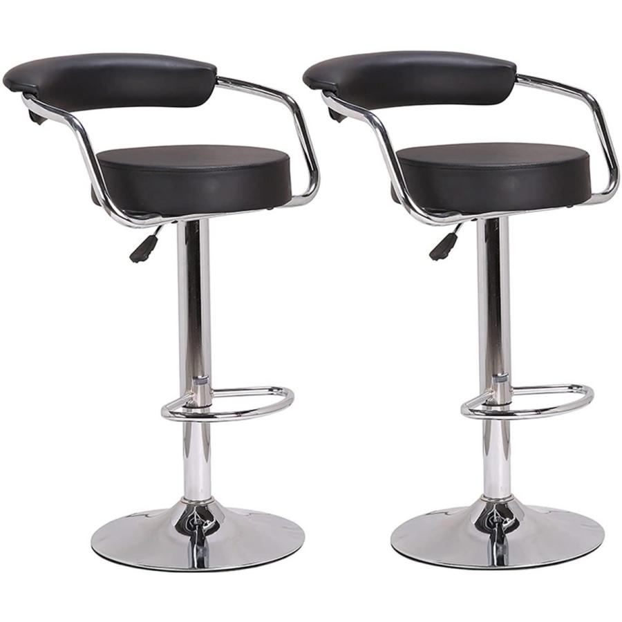 女性が喜ぶ Bar Swivel Leather Pu Barstools Back With Chairs Bar Adjustable Height Counter Stools Bar 2 Of Set Do Ckeb Stool 24 4 32 9inc Stools Counter Kitchen その他diy 業務 産業用品 Soporte Tglobales Cl