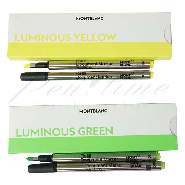 ≪即日発送可能≫ネコポス送料込　モンブラン　ドキュメントマーカー替芯　２本入 名入れ不可 ラッピング不可 ネコポス可 | MONTBLANC（筆記具、時計）
