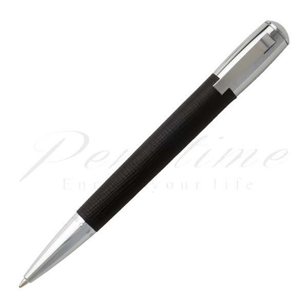 高級素材使用ブランド ヒューゴボス　ボールペン　ピュア　トラディション　１８１０６５１　ブラック 名入れ不可   ボールペン