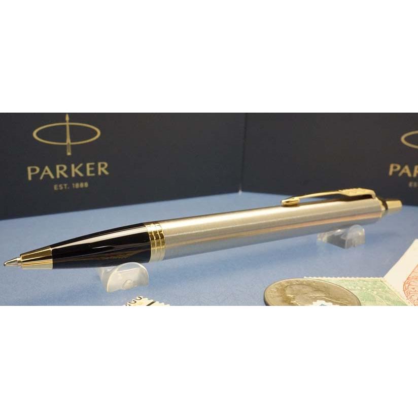 パーカー　ボールペン　ＩＭ　コアライン　１９７５６４２　ブラッシュドメタルＧＴ 名入れ有料 | PARKER | 01
