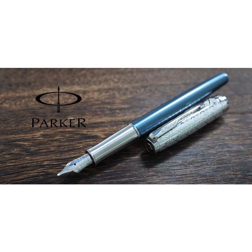 PARKER（パーカー） 万年筆 ソネット プレミアム メタル＆ブルーCT