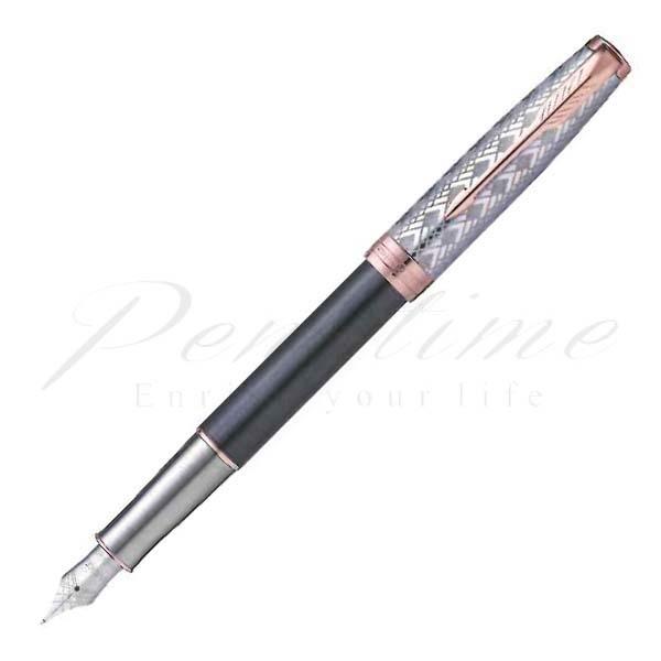 PARKER（パーカー） 万年筆 ソネット プレミアム メタル＆グレイPGT