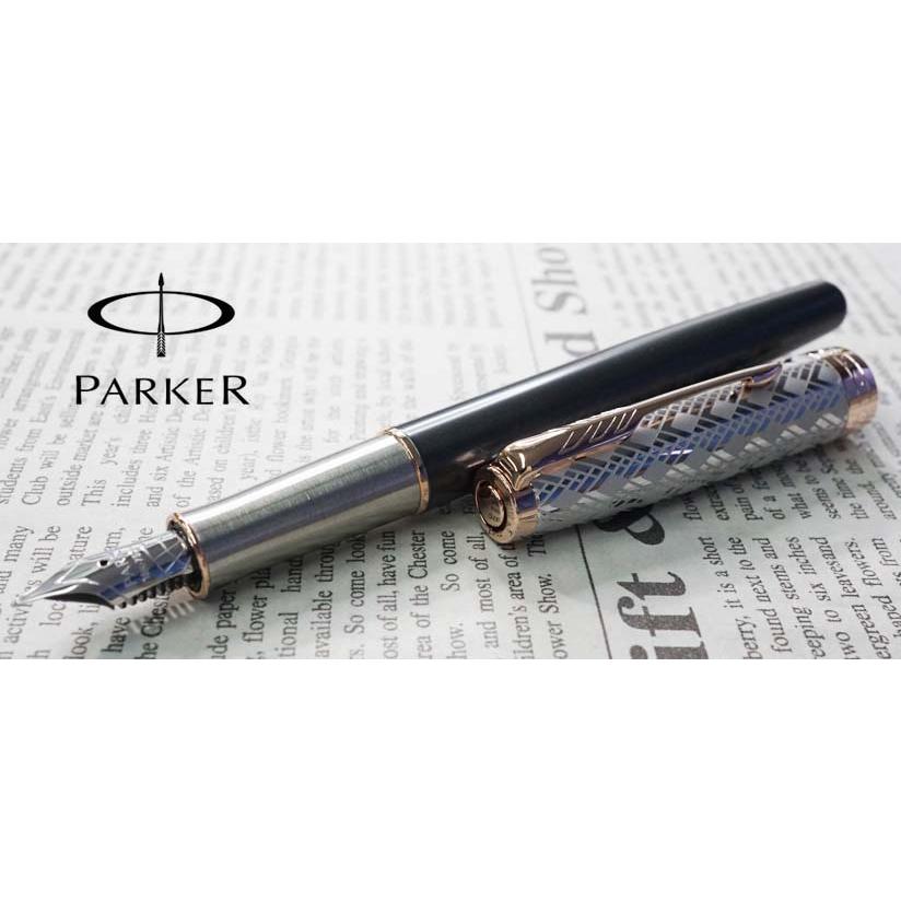 PARKER（パーカー） 万年筆 ソネット プレミアム メタル＆グレイPGT