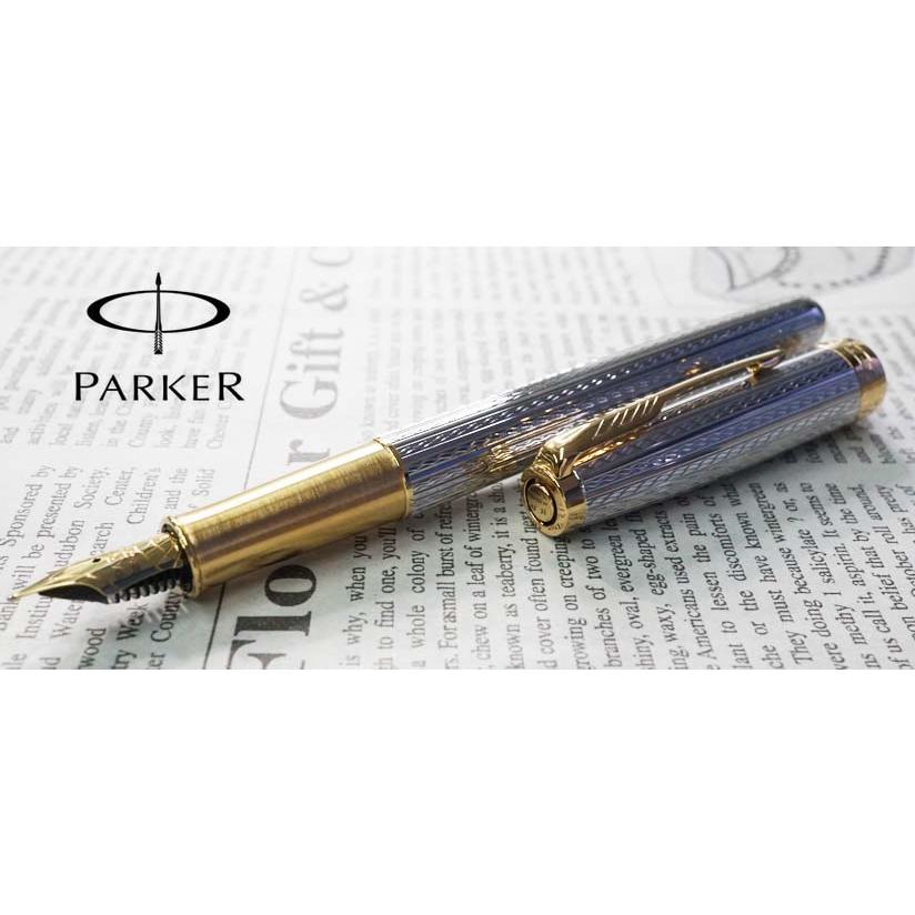 PARKER（パーカー） 万年筆 ソネット プレミアム シルバーミストラル