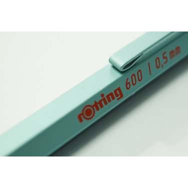 ≪名入れ無しなら即日発送可能≫ネコポス送料無料　ロットリング　メカニカルペンシル（0.5mm）600シリーズ　2159704　ミント 名入れ有料 | ロットリング | 03