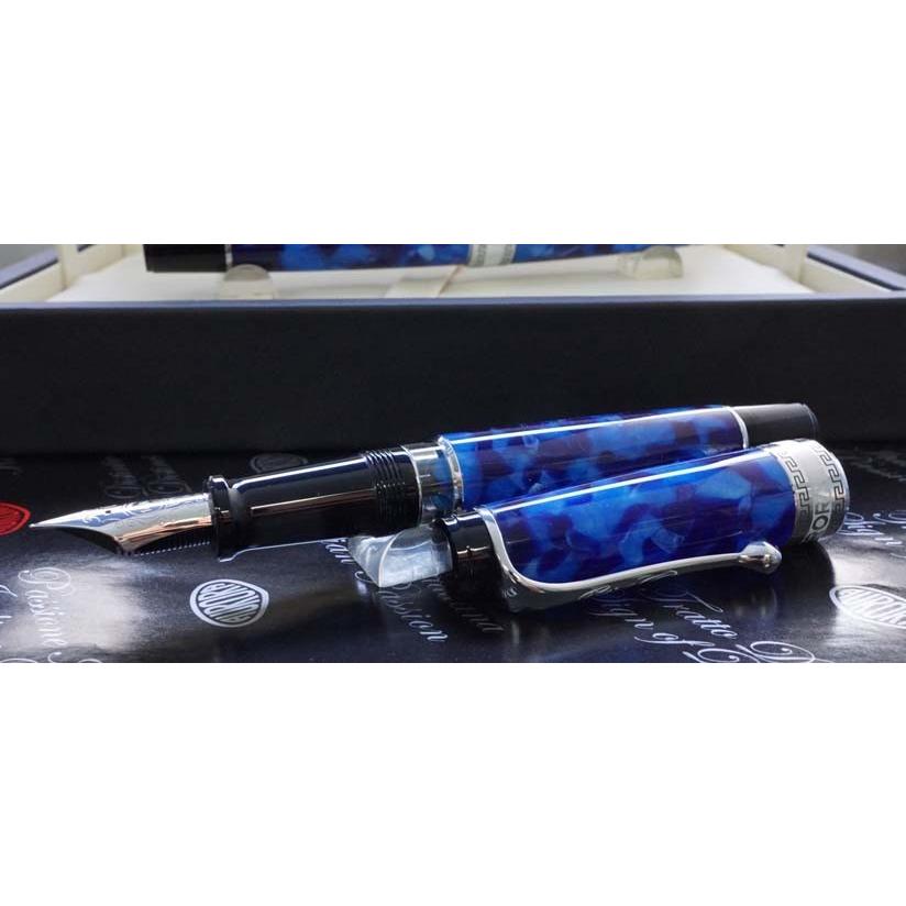 アウロラ（AURORA） 万年筆 オプティマ 996-CB ブルーCT : 万年筆