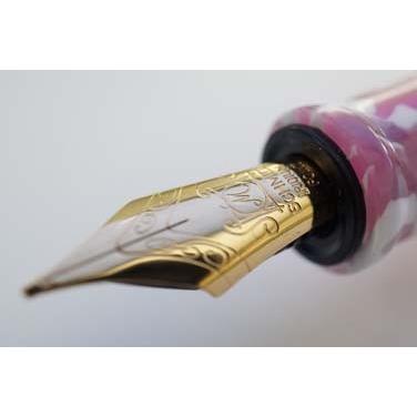 【大西製作所】 万年筆 桜 アセテート 大西製作所 万年筆 アセテート 桜 CB112 太軸 名入れ不可