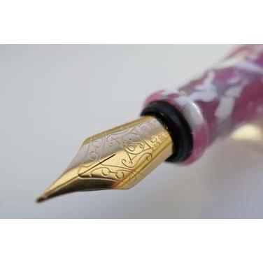 ブングボックス 大西製作所 螺鈿桜桜吹雪万年筆 F PLATINUM プラチナ