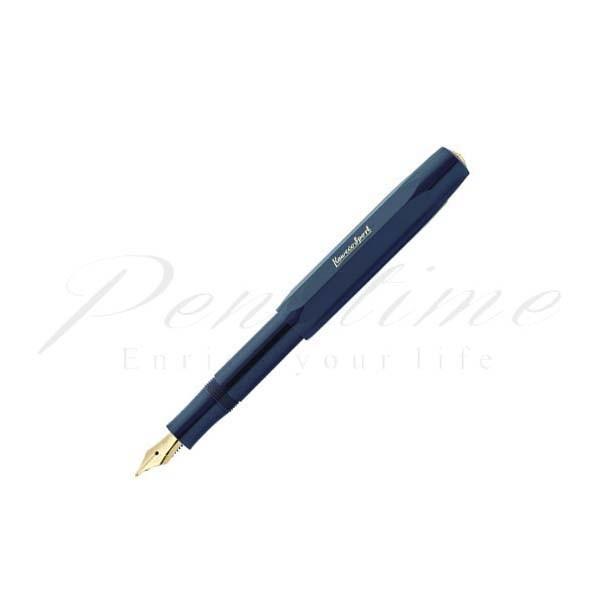 ネコポス送料無料　カヴェコ　万年筆　クラシックスポーツ  M（中字）のみ　ＣＳＦＰ　ネイビー  ＮＶ 名入れ有料 | Kaweco