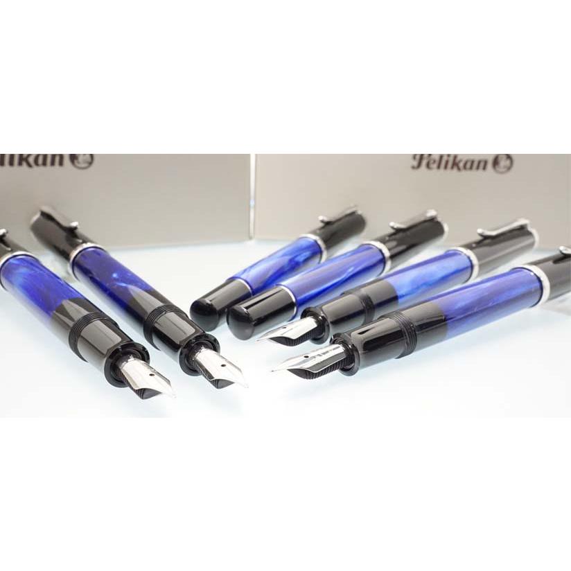 Pelikan（ペリカン） 万年筆 クラシック M205 マーブルブルー 名