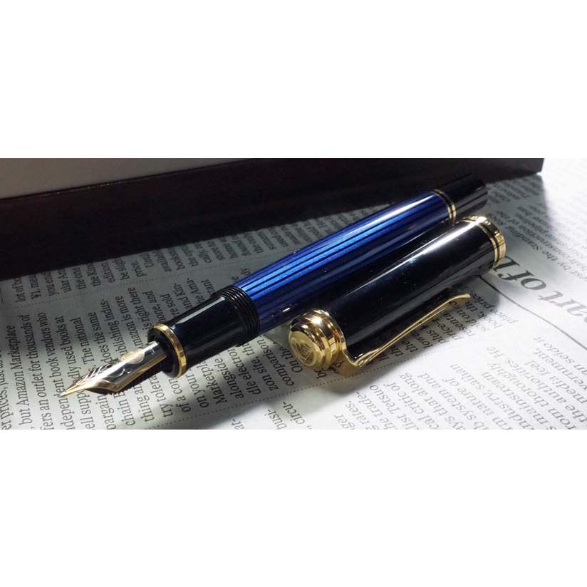 Pelikan（筆記具） ペリカン 万年筆 スーベレーン M600 青縞