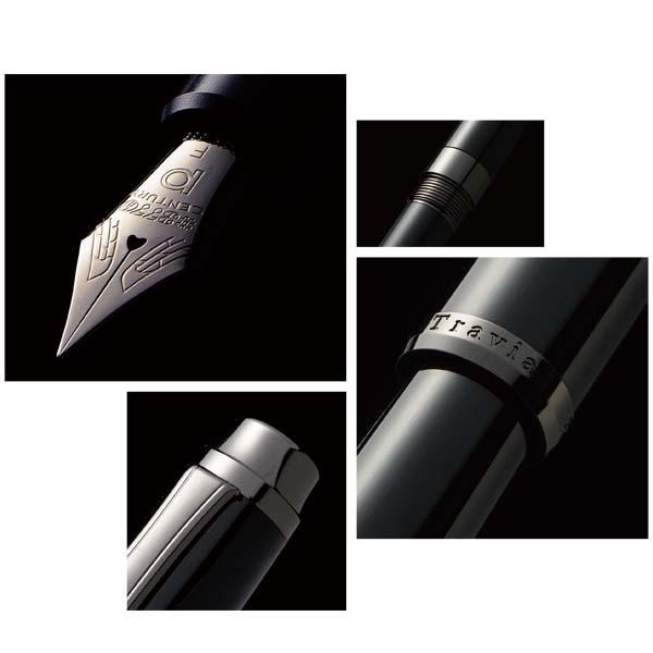 プラチナ万年筆 万年筆 #3776センチュリーTravia PFL-600 #1 オニキス