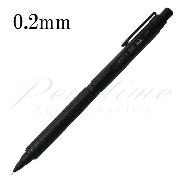≪即日発送可能≫ネコポス送料無料　ぺんてる　ペンシル（0.2mm）　オレンズネロ　PP3002-A　ブラック 名入れ不可 | ぺんてる