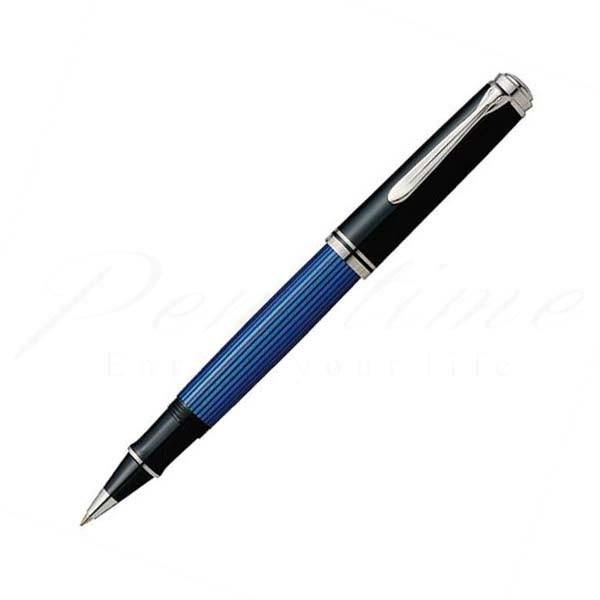 【極美品 送料込み】ペリカン ボールペン スーベレーン Ｒ８０５ 青縞 Pelikan（ペリカン） ローラーボール スーベレーン R805 青縞