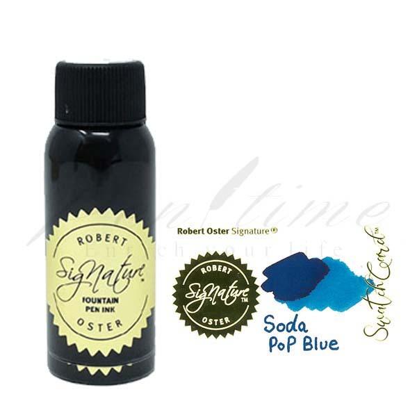 ロバートオスター　ボトルインク　ソーダ ポップ ブルー　ＲＯ−５０１０２ 名入れ不可 ラッピング不可 ネコポス不可 | 