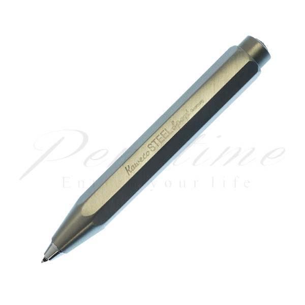 Kaweco - カヴェコ ボールペン スチール写真運動競技 ＳＬＢＰ−ＳＴ ＳＴＥＥＬ【名入れ素掘りのみ】 筆記用具-文具、ステーショナリー-ボールペン
