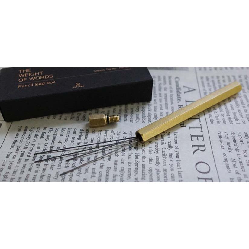 ≪即日発送可能≫ネコポス送料無料　ワイスタジオ　物外　シャープ芯ケース　真鍮　YS-STAT-07 名入れ不可 |  | 01