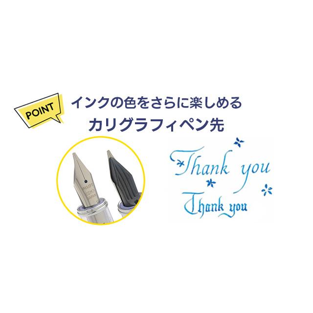 PILOT（パイロット） 万年筆 名入れ プレラ 色彩逢い スケルトン 透明