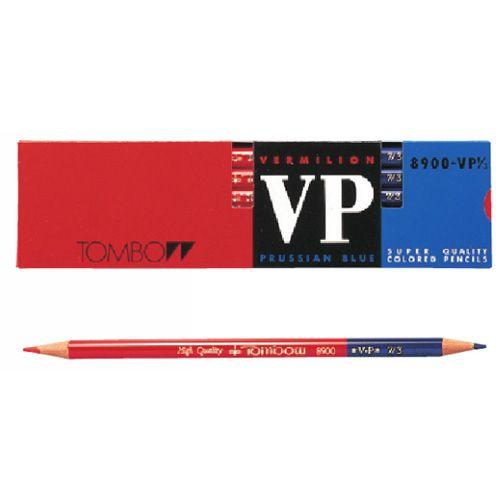 TONBO（新輝合成） トンボ鉛筆 鉛筆 赤青鉛筆 8900-VP 73朱藍 1ダース