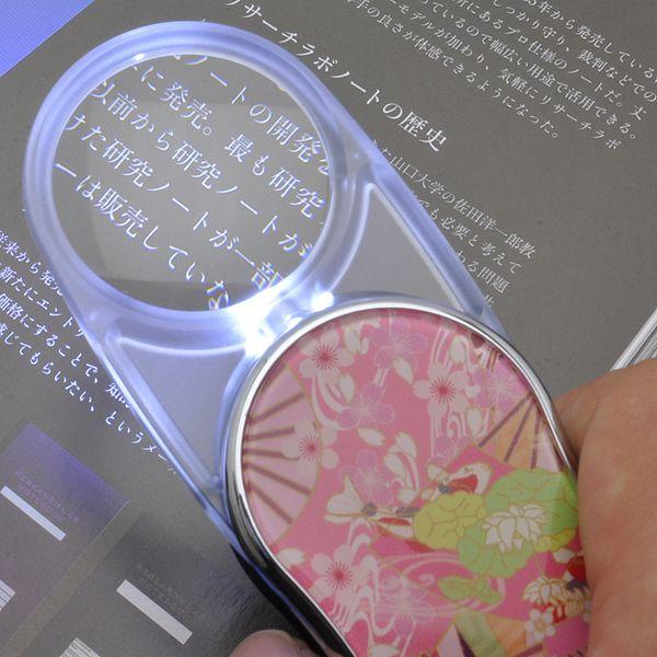 共栄プラスチック LEDスウィングルーペ 和柄 デザイン03扇 SR-1900-03 19787 プレゼント ギフト 母の日 爆買 | ブランド登録なし | 01