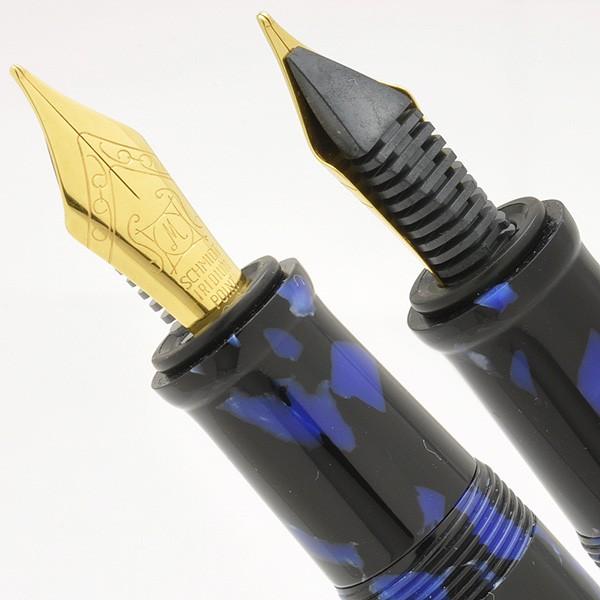 万年筆 名入れ Pent ペント 大西製作所 アセテート オーバルモデル ラピスラズリ スワロフスキー トパーズ ギフト あすつく 母の日 爆買の画像