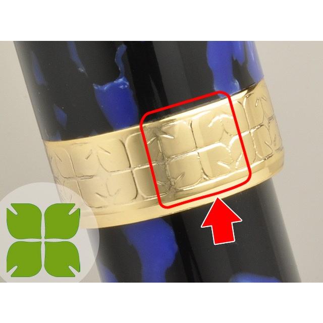 万年筆 名入れ Pent ペント 大西製作所 アセテート オーバルモデル ラピスラズリ スワロフスキー トパーズ ギフト あすつく 母の日 爆買の画像