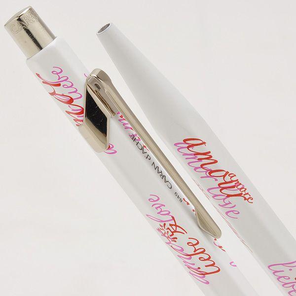 CARAN D'ACHE 万年筆 ホワイト 専用ケース付き CARAN D'ACHE カランダッシュ ローラーボール エクリドール