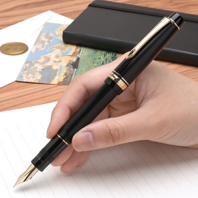 PILOT（パイロット） 万年筆 ジャスタス95 ネットブラック FJ-3MR-NB