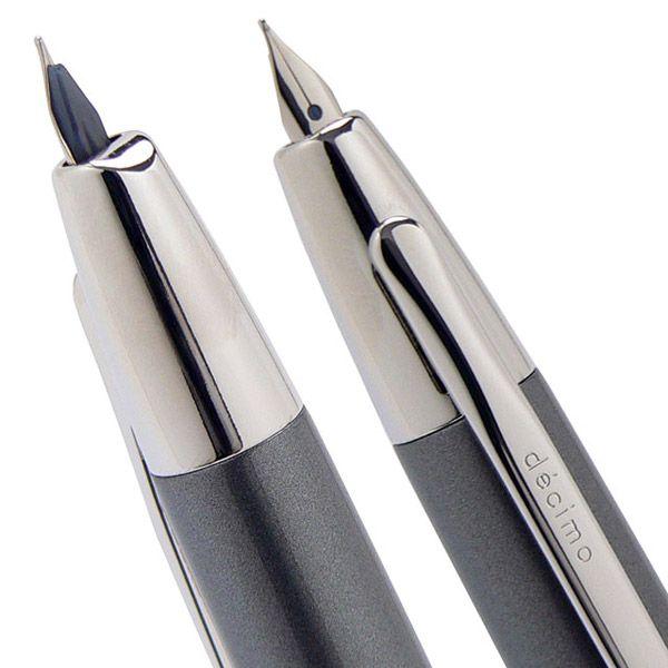 パイロット 万年筆 キャップレスデシモ FCT15SRGYF ダークグレーマイカ PILOT（パイロット） 万年筆 名入れ キャップレス・デシモ