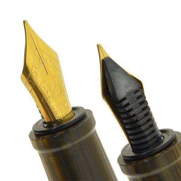 万年筆 名入れ 大西製作所 Pent ペント アセテート アークモデル オリーブの収穫 スワロフスキー トパーズ プレゼント あすつく 母の日 爆買の画像