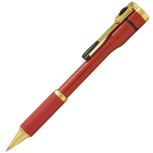 印鑑付きボールペン シヤチハタ ネームペン 既製 キャップレス S TKS-BUS2 赤 プレゼント ハンコ はんこ 父の日｜penworld