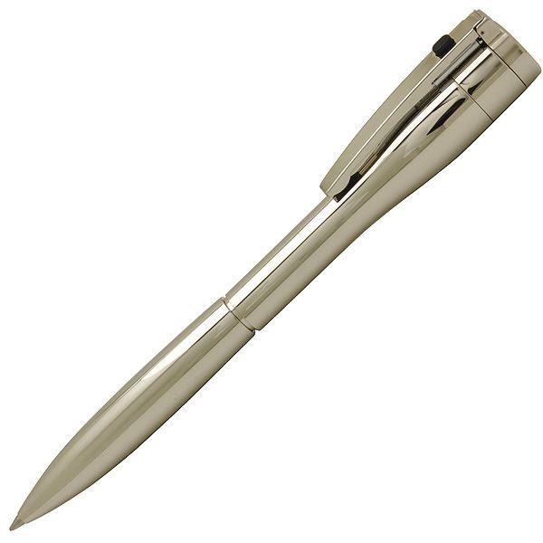 印鑑付きボールペン シヤチハタ 名入れ ネームペン 別注 キャップレス エクセレント TKS-UXD1 シャインシルバー ハンコ 父の日2026 爆買