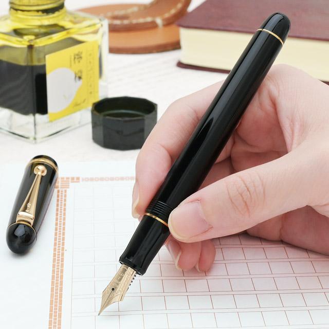 PILOT（パイロット） 万年筆 カスタム74 ブラック FKKN-12SR-B ギフト