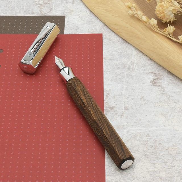 ファーバーカステル 万年筆 木軸 名入れ オンドロ ウッド 14758 FABER