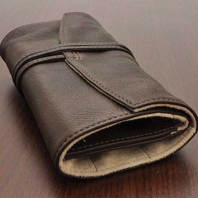 PILOT（パイロット） 筆箱 おしゃれ ペンケース ロールペンケース 革