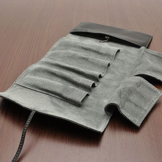 PILOT（パイロット） 筆箱 おしゃれ ペンケース ロールペンケース 革