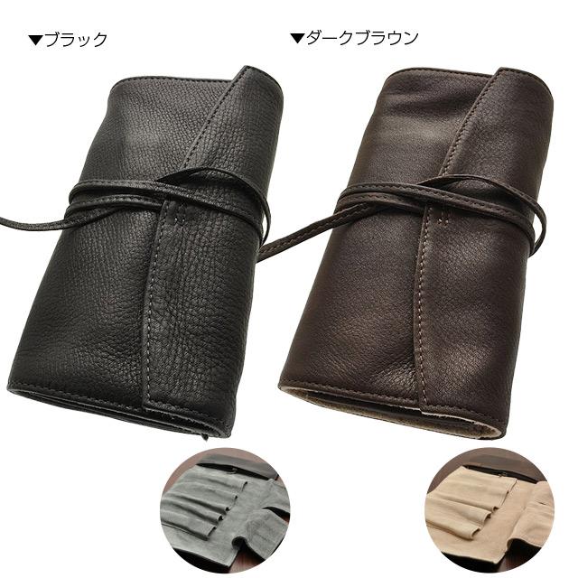 PILOT（パイロット） 筆箱 おしゃれ ペンケース ロールペンケース 革