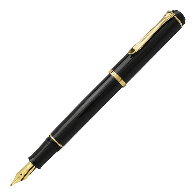 Pelikan（ペリカン） 万年筆 名入れ クラシック P200 ブラック 24金