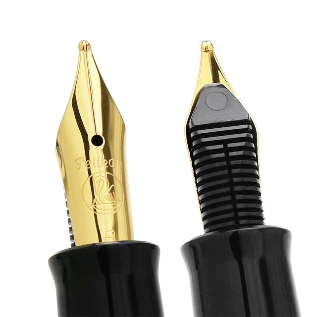 pelikan ペリカン 万年筆 М 中字 クラシック ブラック P200 Pelikan（ペリカン） 万年筆 名入れ クラシック P200 ブラック 24金