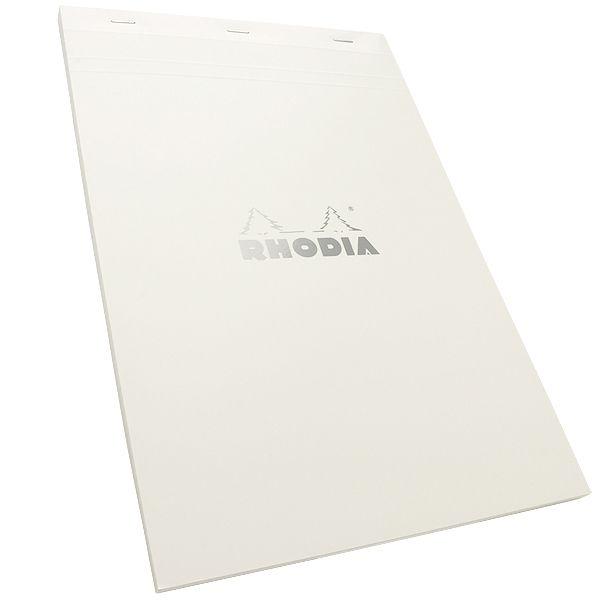 メモ帳 ロディア RHODIA ブロックロディア No.19 A4 ホワイト 5mm方眼 CF19201 単品 プレゼント ギフト 父の日｜penworld