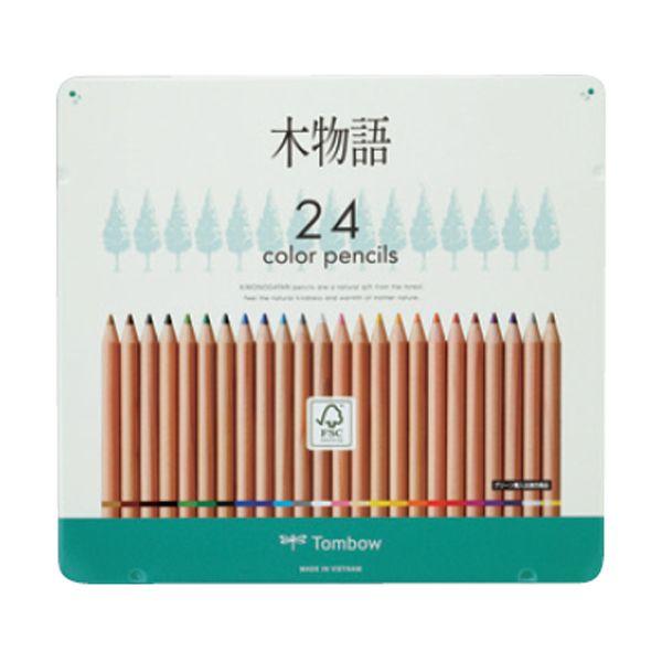 色鉛筆 24色 トンボ鉛筆 プレゼント F木物語 CB-RF24C CB-RF24C  画材 油性母の日｜penworld