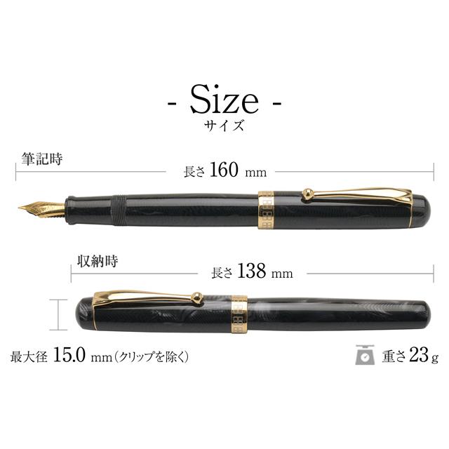 万年筆 名入れ 大西製作所 Pent ペント アセテート アークモデル 記憶